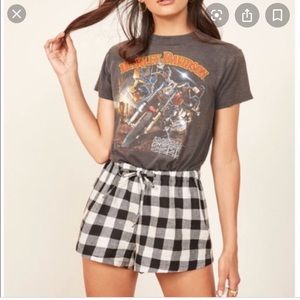 Reformation Jamaica short black and white